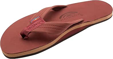 Rainbow Sandals Mens Luxury Leather - Single Layer Arch Support