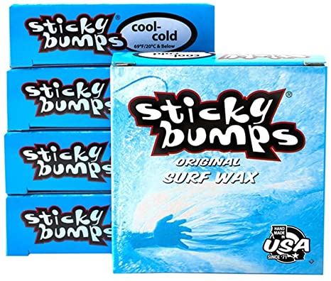 Sticky Bumps Cool/Cold Water Surfboard Wax 5 Pack