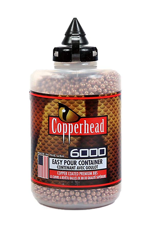 Crosman Copperhead 6000 Copper Coated BBS Cal. 4.5mm in a Bottle