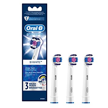 Oral-B 3D White Replacement Electric Toothbrush Head, 3 Count