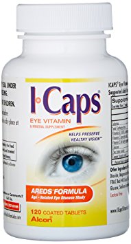 ICaps AREDS Formula Dietary Supplement Coated Tablets, 120 Count Bottle