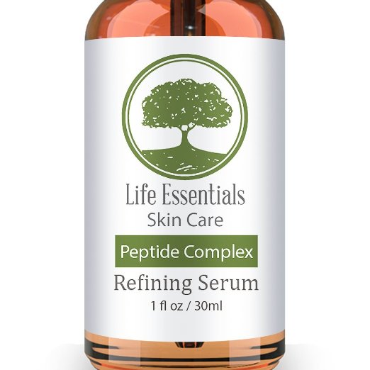 Peptide Complex Serum For Face - Boost Collagen To Heal & Repair Skin - Anti Aging, Refines Wrinkles, Evens Skin Tone, Restores Elasticity & Firmness - Hyaluronic Acid, Aloe Vera, Jojoba Oil Vitamin E