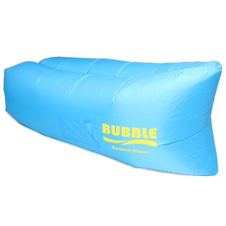 BUBBLE Inflatable Lounger Air Filled Balloon Furniture with Carry Bag. Inflates in Seconds. Hangout as Lounge Chair, Lamzac Bean Bag, Air Hammock, Sofa, Couch, Kaisr Original Air Bag