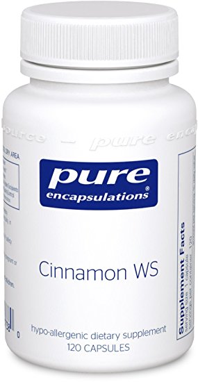 Pure Encapsulations - Cinnamon WS - Patented Water-Soluble Extract for Healthy Glucose Metabolism - 120 Capsules