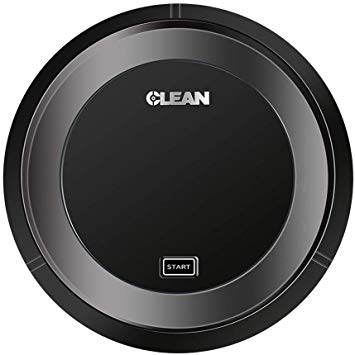 Robot Vacuum Cleaner Floor Sweeper Clean Home Vacuum Cleaner, USB Charging, Automatic Steering, Robotic Cleaner for Home and Apartment Hard Floors (Elegant Black)