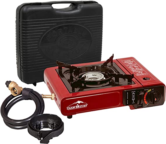 Camp Chef Multi-Fuel And Butane Stove, Red/Black, BP138