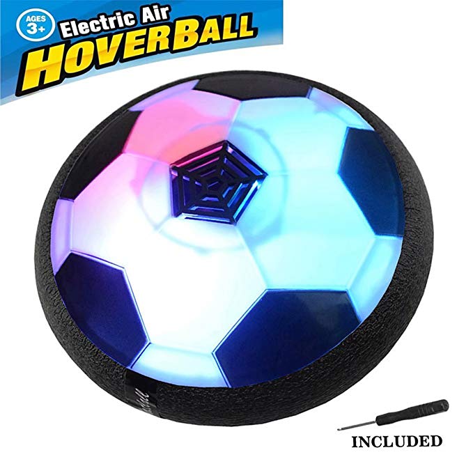 JTORD Hover Soccer Ball Hovering Ball Toys with LED Light for Kids Boys Girls Indoor Outdoor Sports Ball Game Gifts
