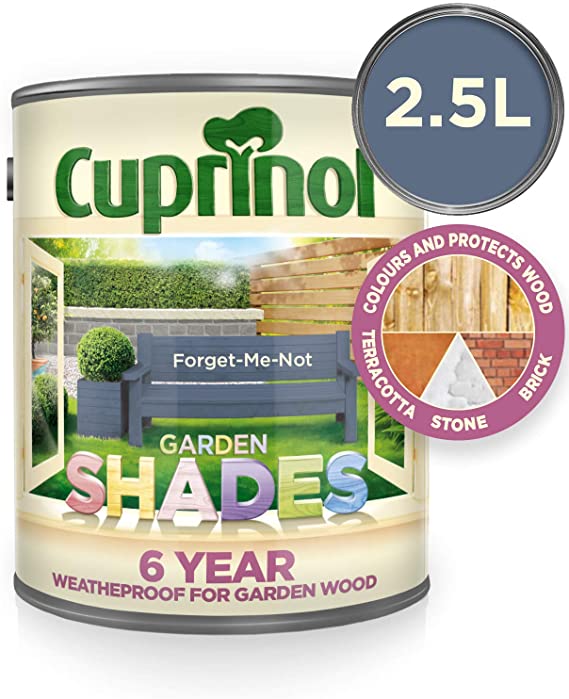 CUPRNOL 5083472 Garden Shades Exterior Woodcare, Forget Me Not, 2.5L