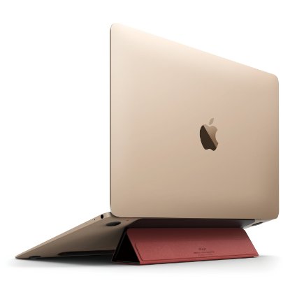 elago® Portable Flip Stand [Black / Red] - [Mobile][Prevents Bad Posture][Magnet Technology] - for Macbook, MacBook 12", MacBook Air 13", MacBook Pro 13", MacBook Pro 15", iPad Pro