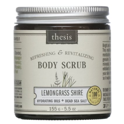 Body Scrub - Dead Sea Salt Detox - Lemongrass Shire - Hydrating Oils
