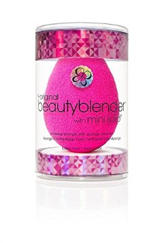 beautyblender Original Blender Sponge   Mini Solid Cleanser Kit - Pink - 0.2 Ounces