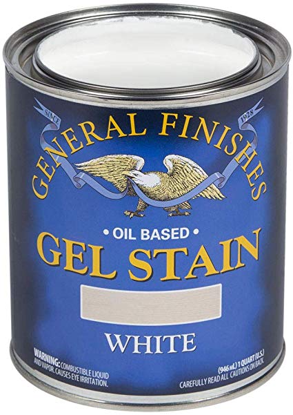 General Finishes Oil Base Gel Stain, 1 Quart, White