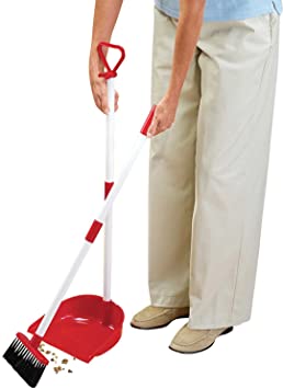 Long Handled Dust Pan with Broom