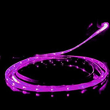 ACE Apple LED Charger Light up Charging Cable Luminescent Visible Current Smart Charger & Sync Cable for Apple Iphone 5/5s/5c/6/6 Plus/ipad 3/4/ Mini Air Ios7/8 (Purple)