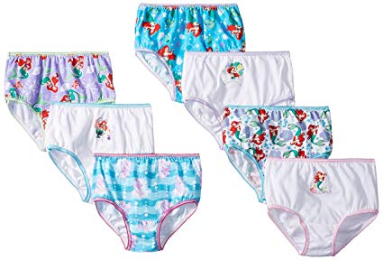 Disney Toddler Girls' Ariel 7pk Panty