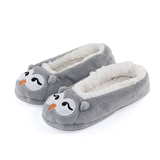 Womens Warm Cozy and Lovely Animal Non-Skid Knit Indoor Home Floor Slippers Socks for Adults Girls …