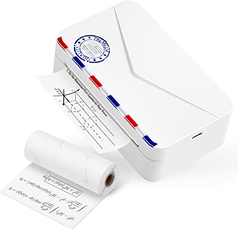 Phomemo Mini Thermal Printer M03AS Notes Printer Inkless Pocket Printer 300dpi, Compatible with 15/53/80mm Sizes Paper, Great for memo/flashcards/Sticker/Notes