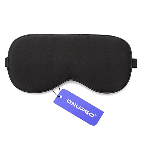 OnUpgo Natural Silk Sleep Mask & Blindfold - Super-smooth Eye Mask Soft Eyeshade - Comfortable Sleeping Mask