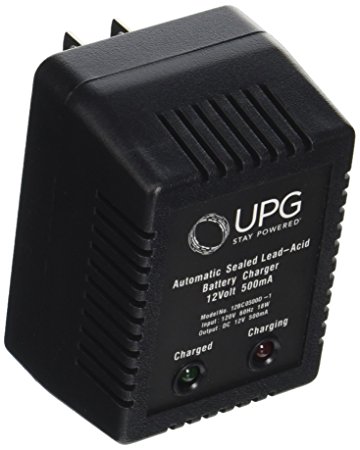 UPG D1730 Sealed Lead Acid Charger (12V Dual-Stage with Screw Terminals)