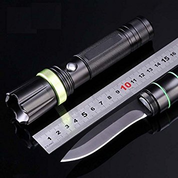 Multifunction Cree Led Tactical Flashlight With Survival Camping Hunting Hiking Knife Window Break Life Hammer