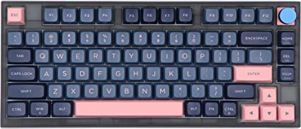 EPOMAKER SKYLOONG GK75 Lite Gasket-Like Mount Wired Hot Swappable Programmable Keyboard with A Rotary Knob, Win/Mac Compatible