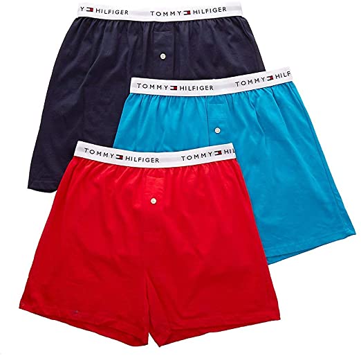 Tommy Hilfiger Men's Underwear 3 Pack Cotton Classics Knit Boxers