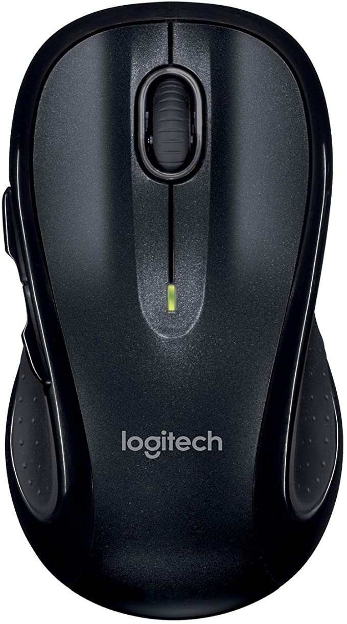 Logitech M510 Mouse, Wireless Black, 910-001825 (Black)