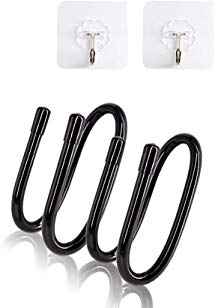 J&TOP Adjustable Wall Hanger For Xbox One/PS4/Switch Pro Controllers，headphones，cables-Pack of 2