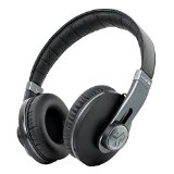 Omni By JLab Premium Folding Bluetooth Wireless Over-Ear Headphone with Mic and Carrying Case Black Pearl