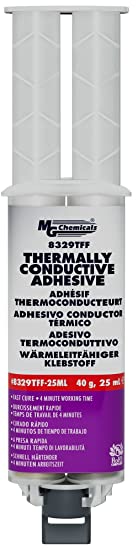 MG Chemicals - 8329TFF-25ML 8329TFF Thermally Conductive Adhesive - Fast Cure Epoxy, 25 mL Dual Dispenser