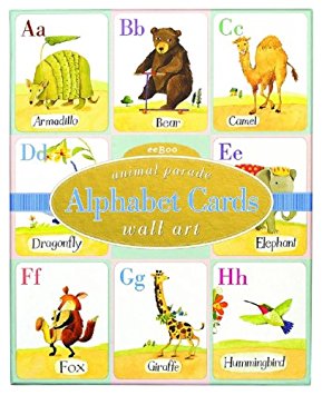 Alphabet Cards: Animal Parade Wall Art