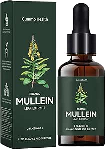 Mullein Leaf Extract Support Lung Cleanse for Healthy Breathing Natural Herbal Supplement(1PCS)