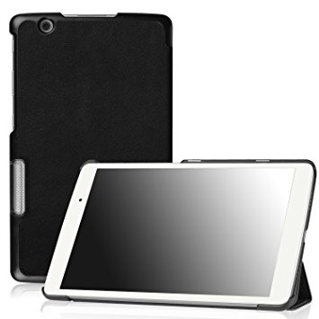 LG G Pad X 8.0 / III 8.0 Shell Case - Famavala Slim PU Leather Case Cover For 8" LG G Pad X 8.0 T-Mobile Model V521 / V520 AT&T Model / LG G Pad III 8.0 8-Inch Tablet (Black2)