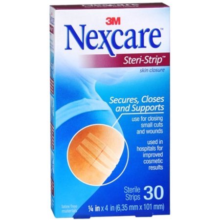 Nexcare Steri-Strip Skin Closure 1/4 X 4 Inches, 30 Count (Pack of 2) mXL@k