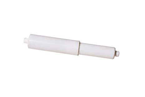 Bulk Hardware BH03033 Spring Loaded Toilet Roll Holder Insert - White