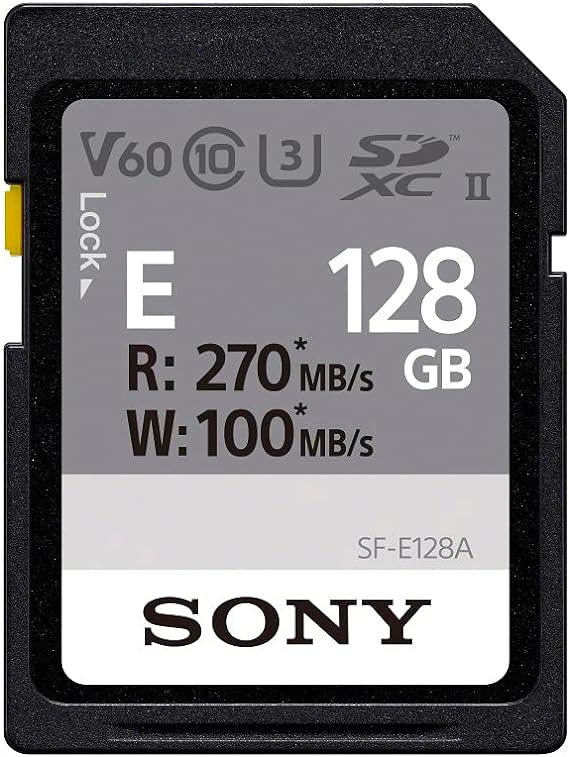 Sony 128GB E Series UHS-II SDXC Memory Card