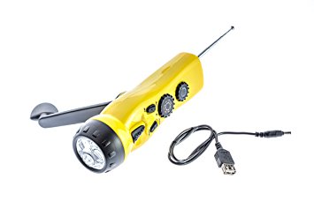 SE FL3134 4-IN-1 Dynamo Emergency Radio Flashlight