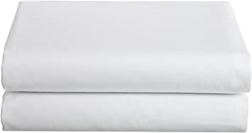 Cathay Home Hospitality Luxury Soft Fitted Sheet of 100-Percent Microfiber Construction, Queen Size, White Color