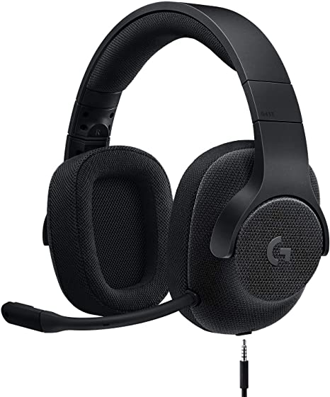 Logitech G433 7.1 Wired Gaming Headset with DTS Headphone: X 7.1 Surround for PC, PS4, PS4 PRO, Xbox One, Xbox One S, Nintendo Switch – Triple Black