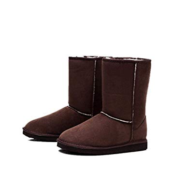 ThinIce Warm Snow Boots Buckles Winter Outdoor Slip On Boots for Womens