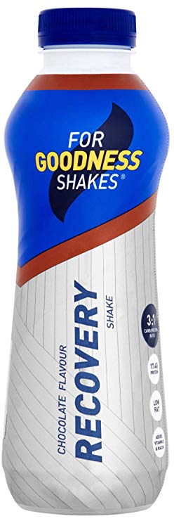 For Goodness Shakes Recovery Chocolate Shake, 475ml - Pack of 10