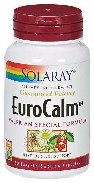 Solaray - Eurocalm Valerian Special Formula, 60 capsules