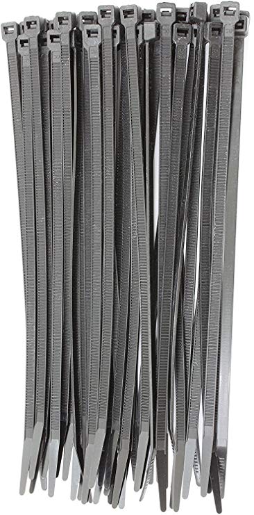 6" Black 18lbs (1,000 Pack) Zip Ties, Choose Size/Color, By Bolt Dropper