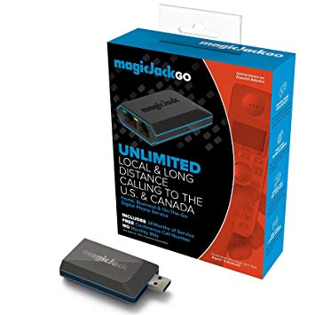 MagicJack Go Digital Phone Service - Unlimited Internet Enabled Mobile Calling To US And Canada - 24 Months Of Service