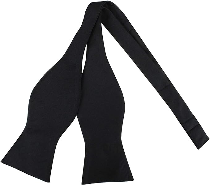 Silk Self Tie Bow Tie | Mens Untied Bowtie | Wedding Formal Bowtie (Silk Twill)