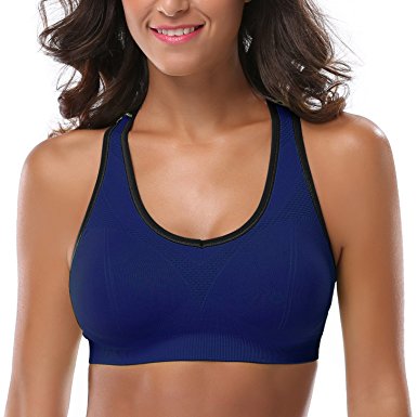 Mirity Women Racerback Sports Bras - High Impact Workout Gym Activewear Bra