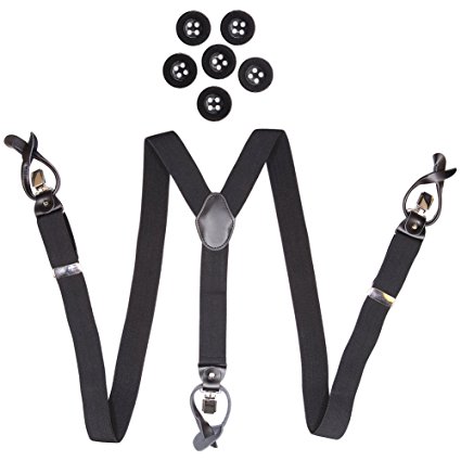 Suspenders for Men Adjustable Elastic Tuxedo Suspenders Mens Fashion Accessories
