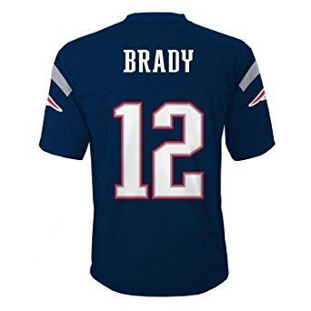 Tom Brady New England Patriots NFL Youth Navy Home Mid-Tier Jersey (Size X-Large 18-20)