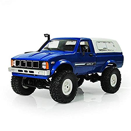 SODIAL WPL C-24 1/16 Scale RC Car Rock Crawler 4WD Off-Road Military Truck Best Toy