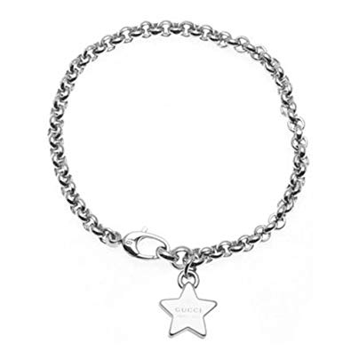 GUCCI bracelet Trademark with star pendant silver YBA356213001